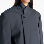 Giacca sartoriale doppiopetto in grigio Lemaire - donna 