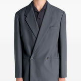 Giacca sartoriale doppiopetto in grigio Lemaire - donna 