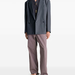 Giacca sartoriale doppiopetto in grigio Lemaire - donna 