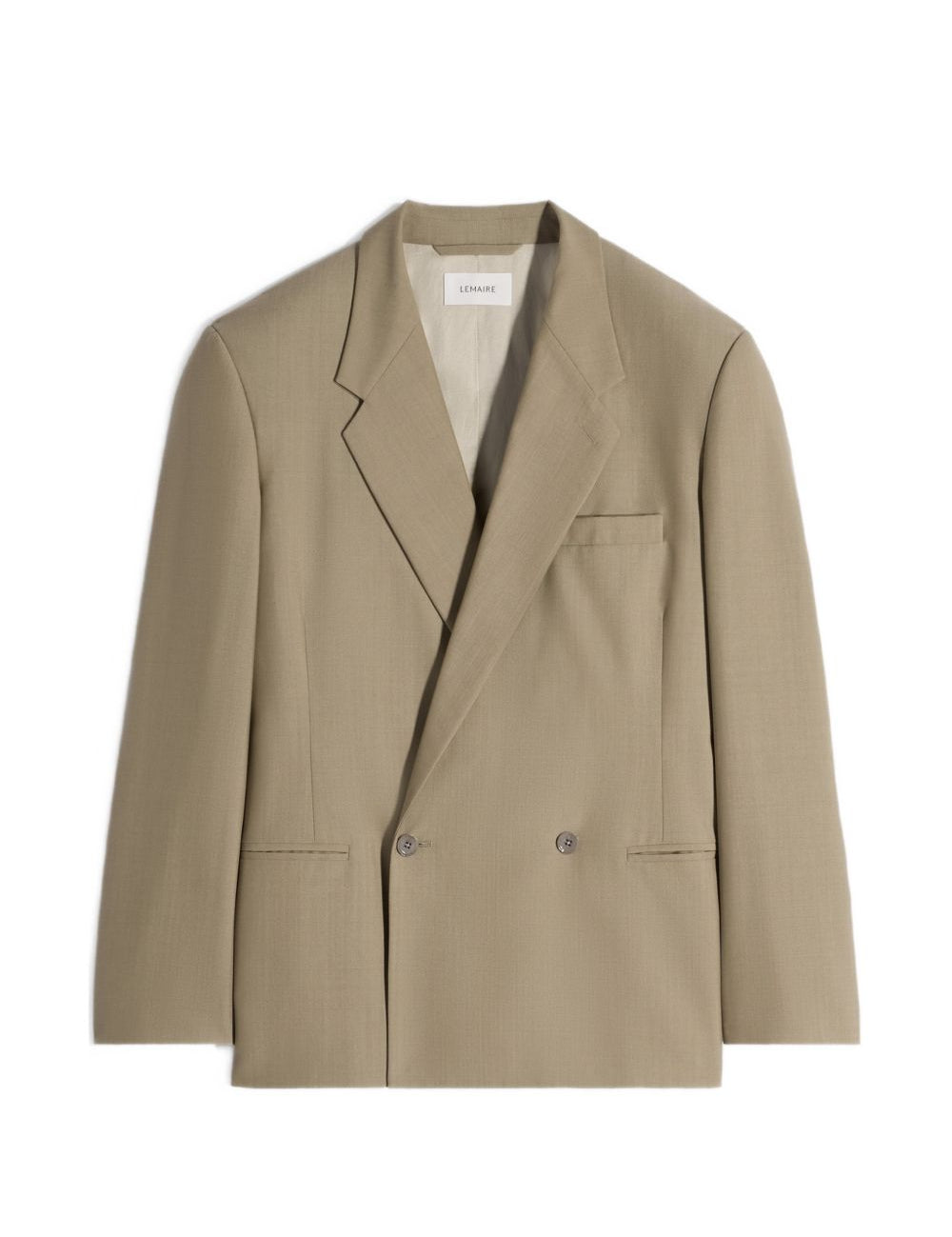 Giacca sartoriale doppiopetto in beige Lemaire - donna 