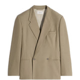 Giacca sartoriale doppiopetto in beige Lemaire - donna 