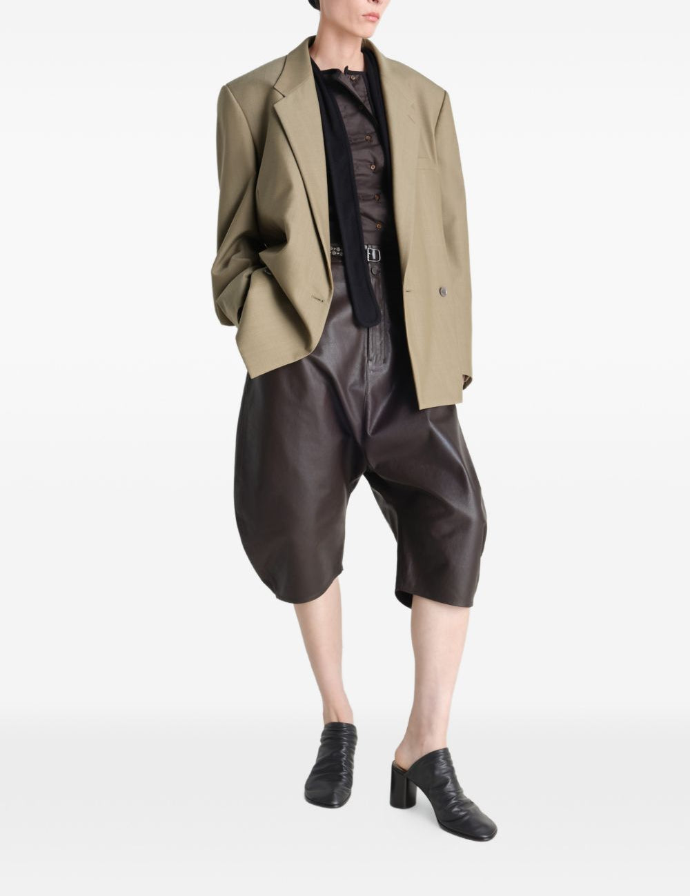 Giacca sartoriale doppiopetto in beige Lemaire - donna 