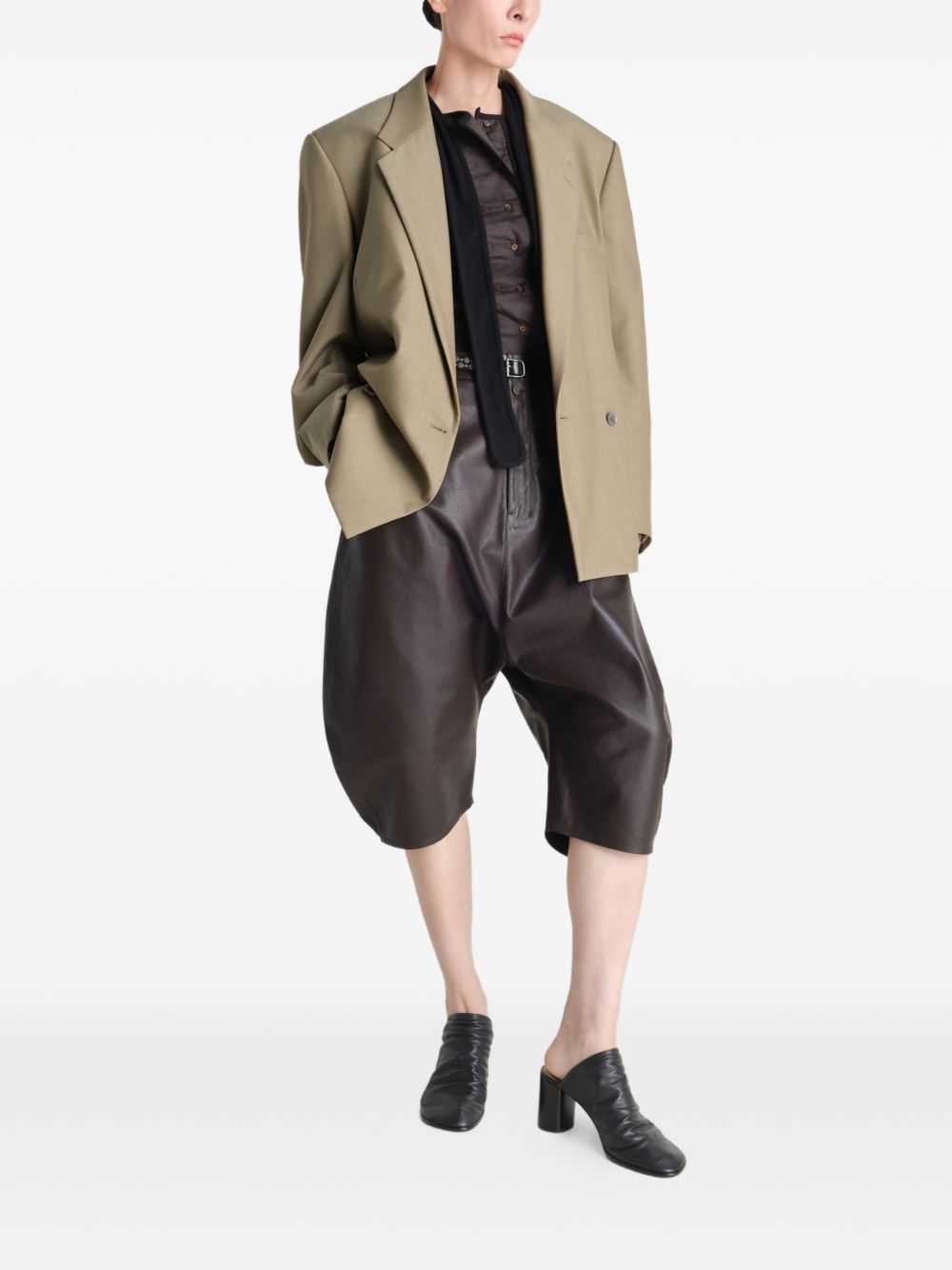 Giacca sartoriale doppiopetto in beige Lemaire - donna 