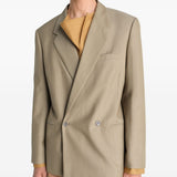 Giacca sartoriale doppiopetto in beige Lemaire - donna 