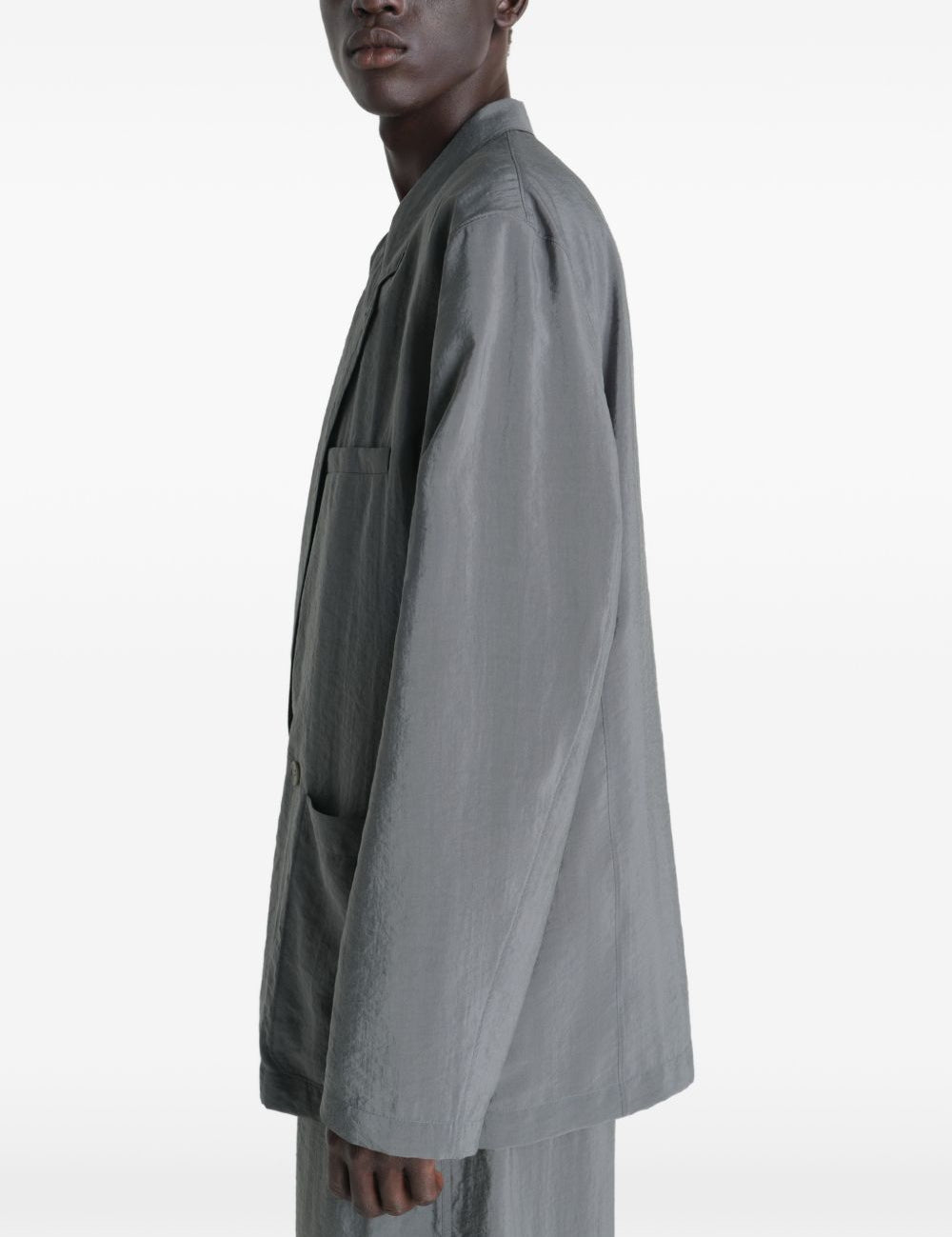 Giacca doppiopetto Soft in grigio Lemaire - uomo 