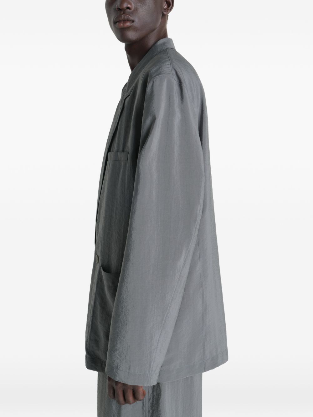 Giacca doppiopetto Soft in grigio Lemaire - uomo 