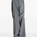 Giacca doppiopetto Soft in grigio Lemaire - uomo 