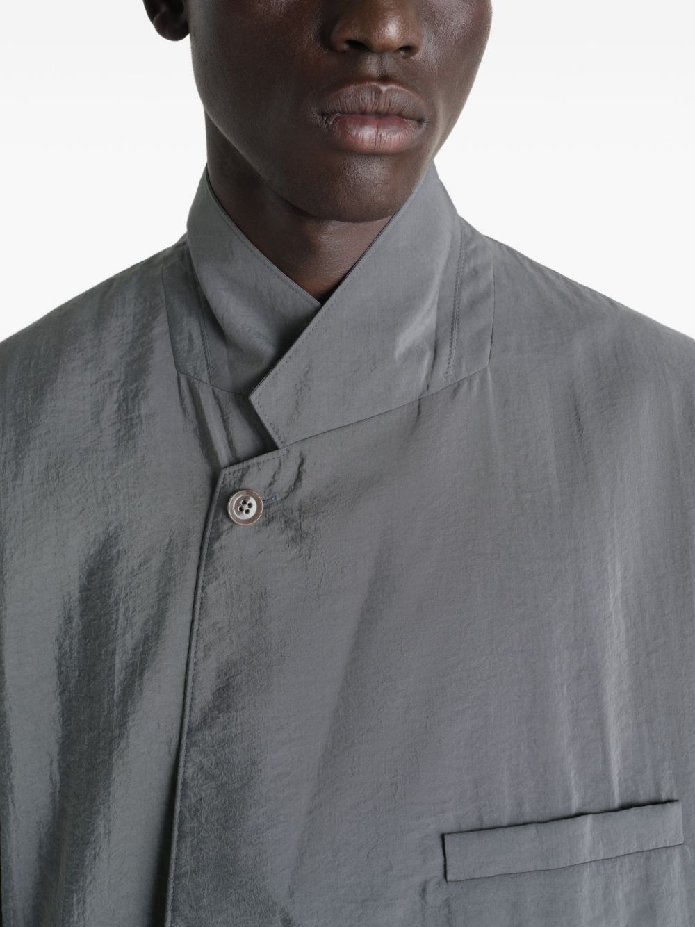 Giacca doppiopetto Soft in grigio Lemaire - uomo 