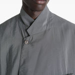Giacca doppiopetto Soft in grigio Lemaire - uomo 