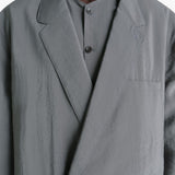 Giacca doppiopetto Soft in grigio Lemaire - uomo 