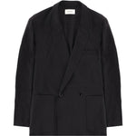 Giacca doppiopetto Soft in nero Lemaire - uomo 