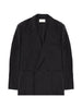 Giacca doppiopetto Soft in nero Lemaire - uomo