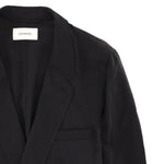 Giacca doppiopetto Soft in nero Lemaire - uomo 