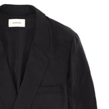 Giacca doppiopetto Soft in nero Lemaire - uomo 