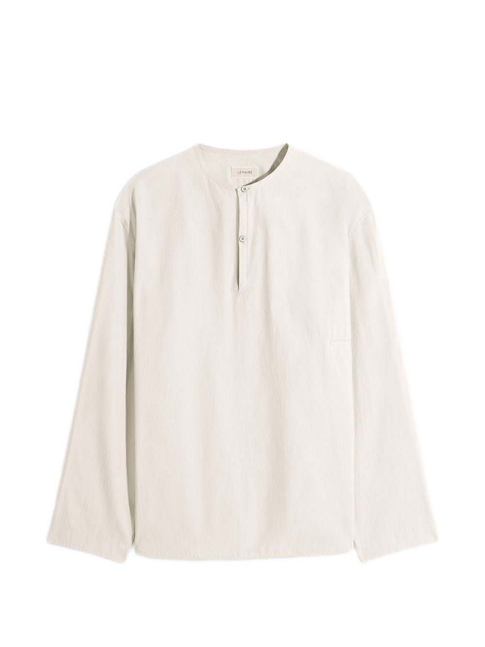 Camicia manice lunghe in beige Lemaire - uomo 