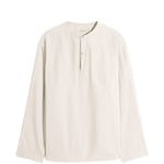 Camicia manice lunghe in beige Lemaire - uomo 