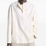 Camicia manice lunghe in beige Lemaire - uomo 