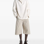Camicia manice lunghe in beige Lemaire - uomo 
