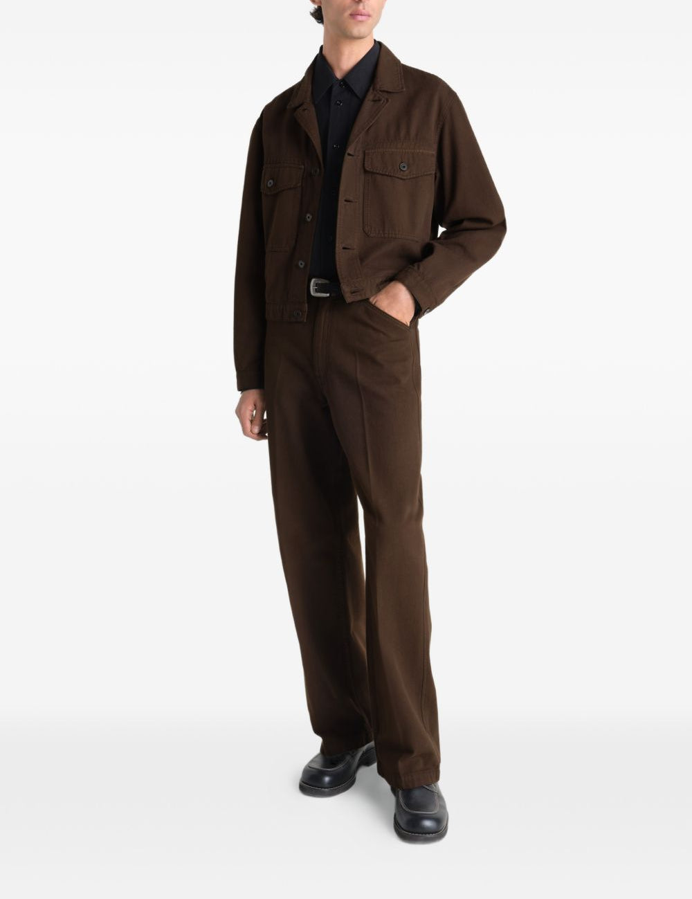 Giacca con tasche in marrone LEMAIRE - uomo 