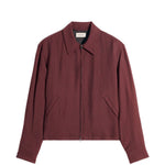 Giacca con zip in borgogna LEMAIRE - uomo 
