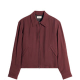 Giacca con zip in borgogna LEMAIRE - uomo 