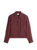 LEMAIRE Burgundy Zip-up Jacket - men