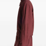 Giacca con zip in borgogna LEMAIRE - uomo 