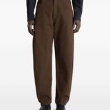 Denim carrot con tasche in marrone Lemaire - uomo 