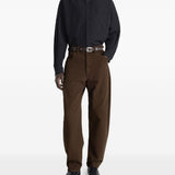 Denim carrot con tasche in marrone Lemaire - uomo 