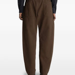 Denim carrot con tasche in marrone Lemaire - uomo 