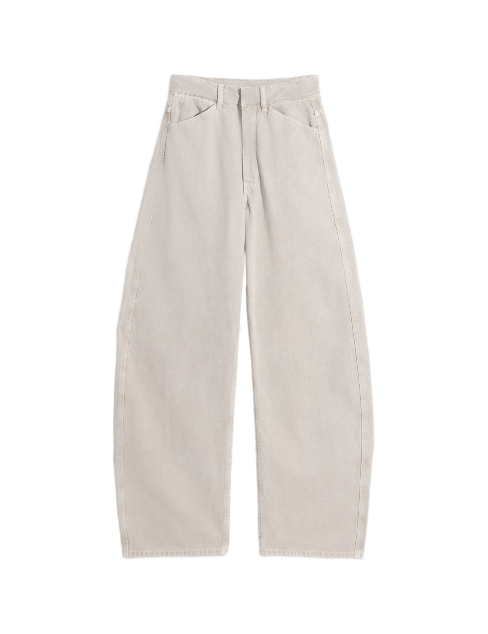 Jeans gamba ampia in beige e grigio LEMAIRE  - donna 