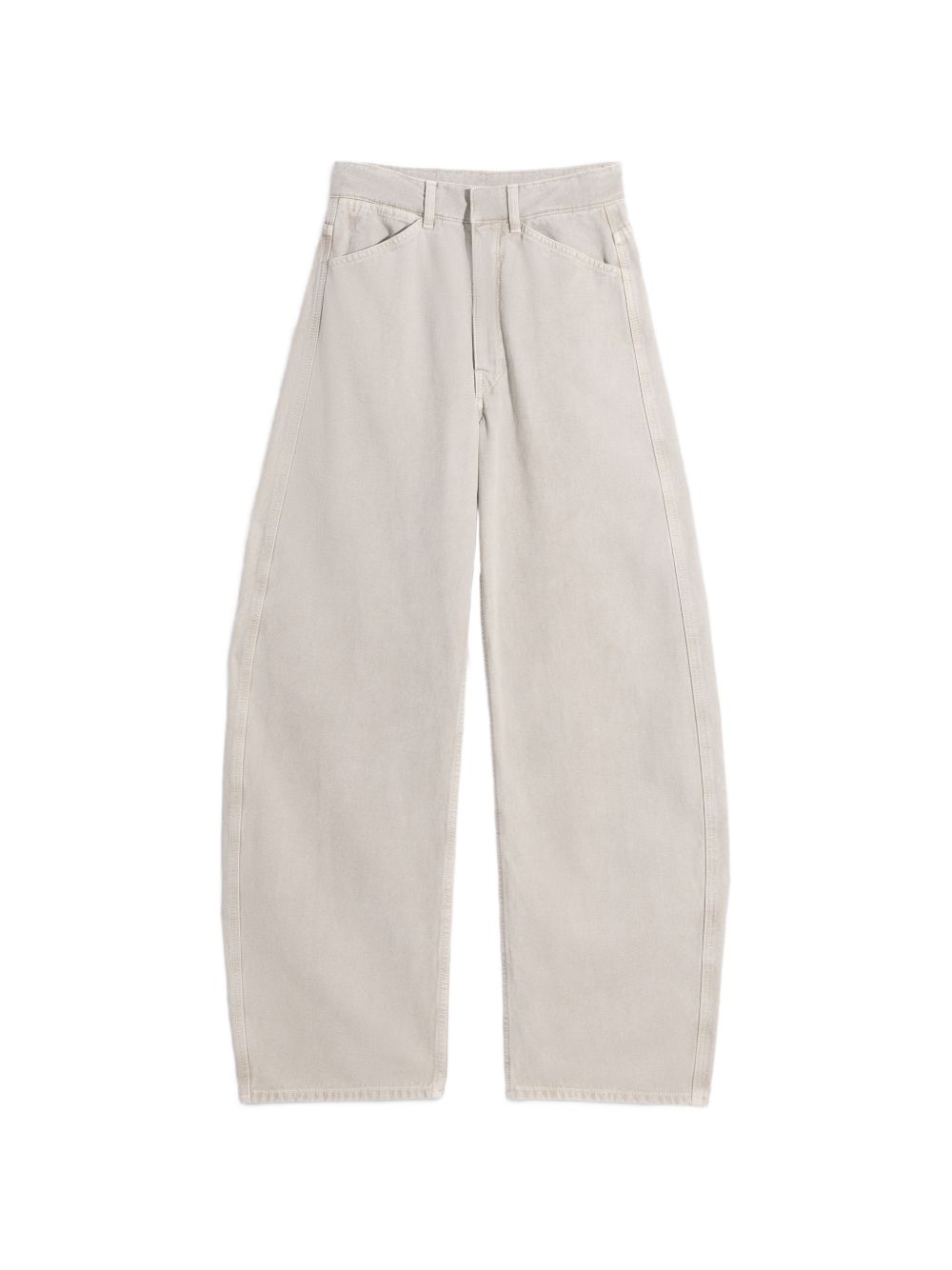 Jeans gamba ampia in beige e grigio LEMAIRE  - donna 