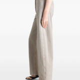 Jeans gamba ampia in beige e grigio LEMAIRE  - donna 
