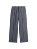 Pantaloni sartoriali dritti con pinces in grigio Lemaire - donna
