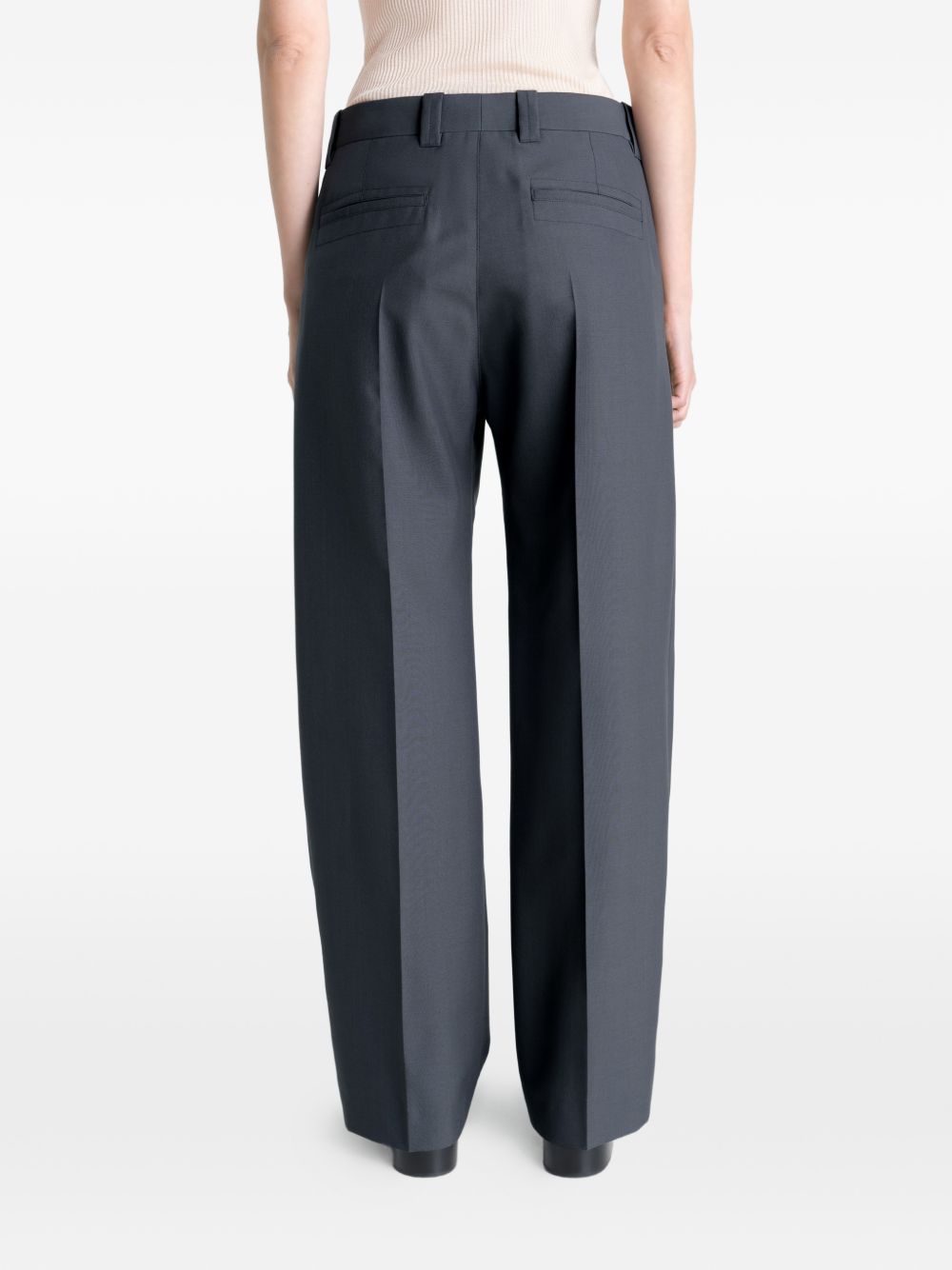 Pantaloni sartoriali dritti con pinces in grigio Lemaire - donna 