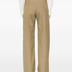Pantaloni sartoriali dritti con pinces in marrone Lemaire - donna 