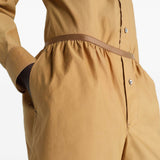 Shorts elasticizzati in giallo ocra Lemaire - donna 