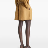 Shorts elasticizzati in giallo ocra Lemaire - donna 