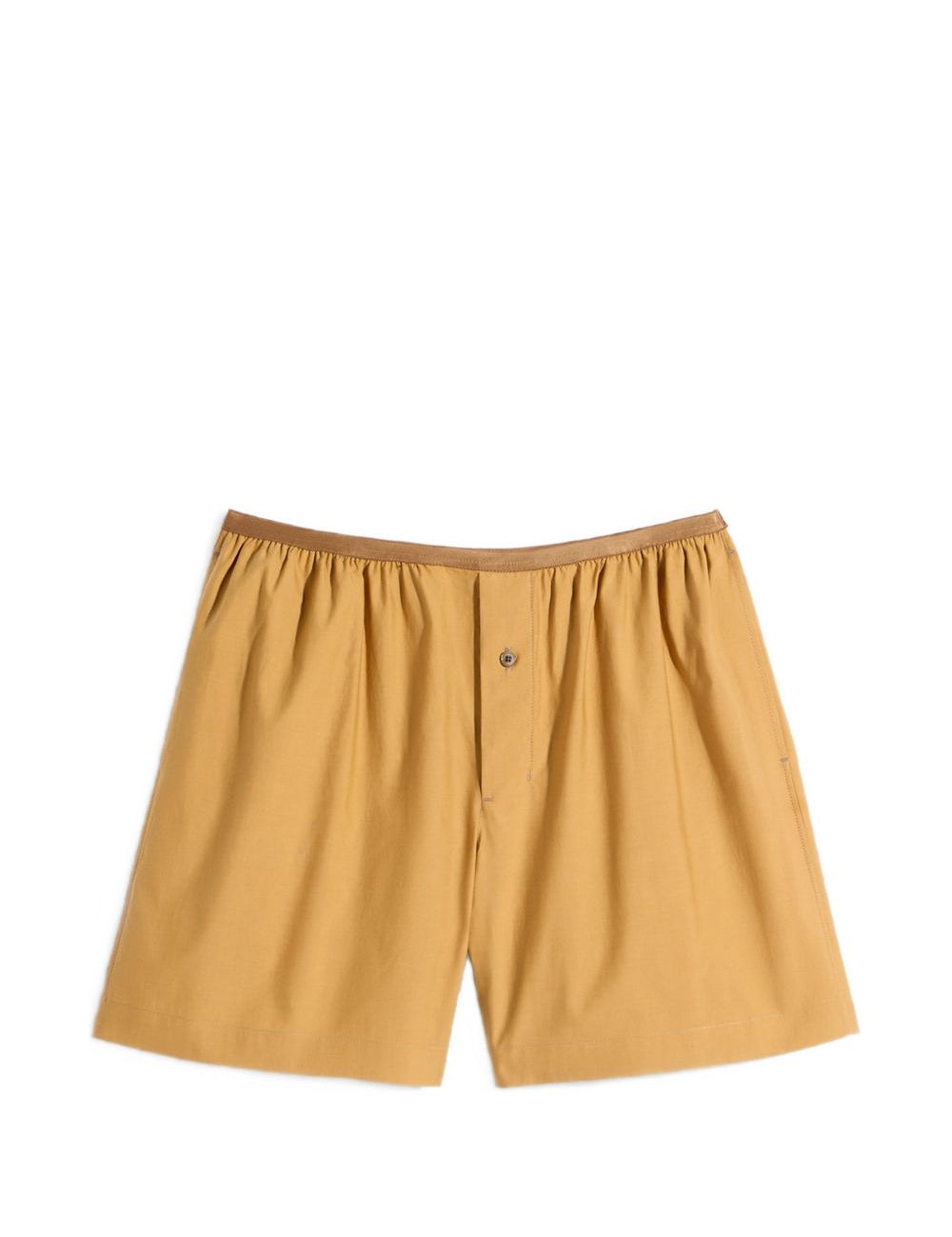 Shorts elasticizzati in giallo ocra Lemaire - donna 