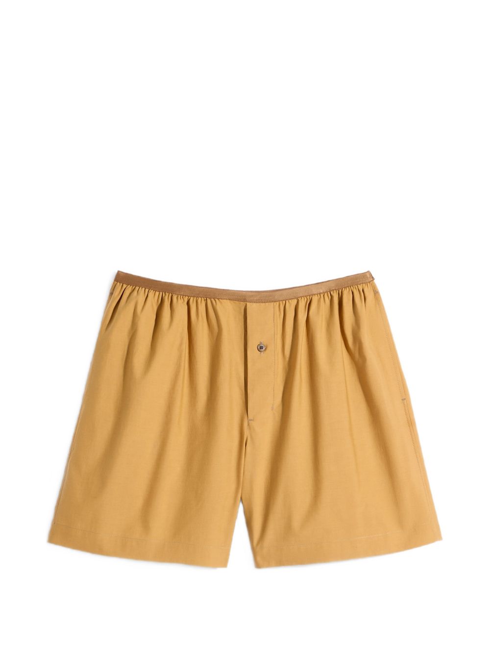 Shorts elasticizzati in giallo ocra Lemaire - donna 