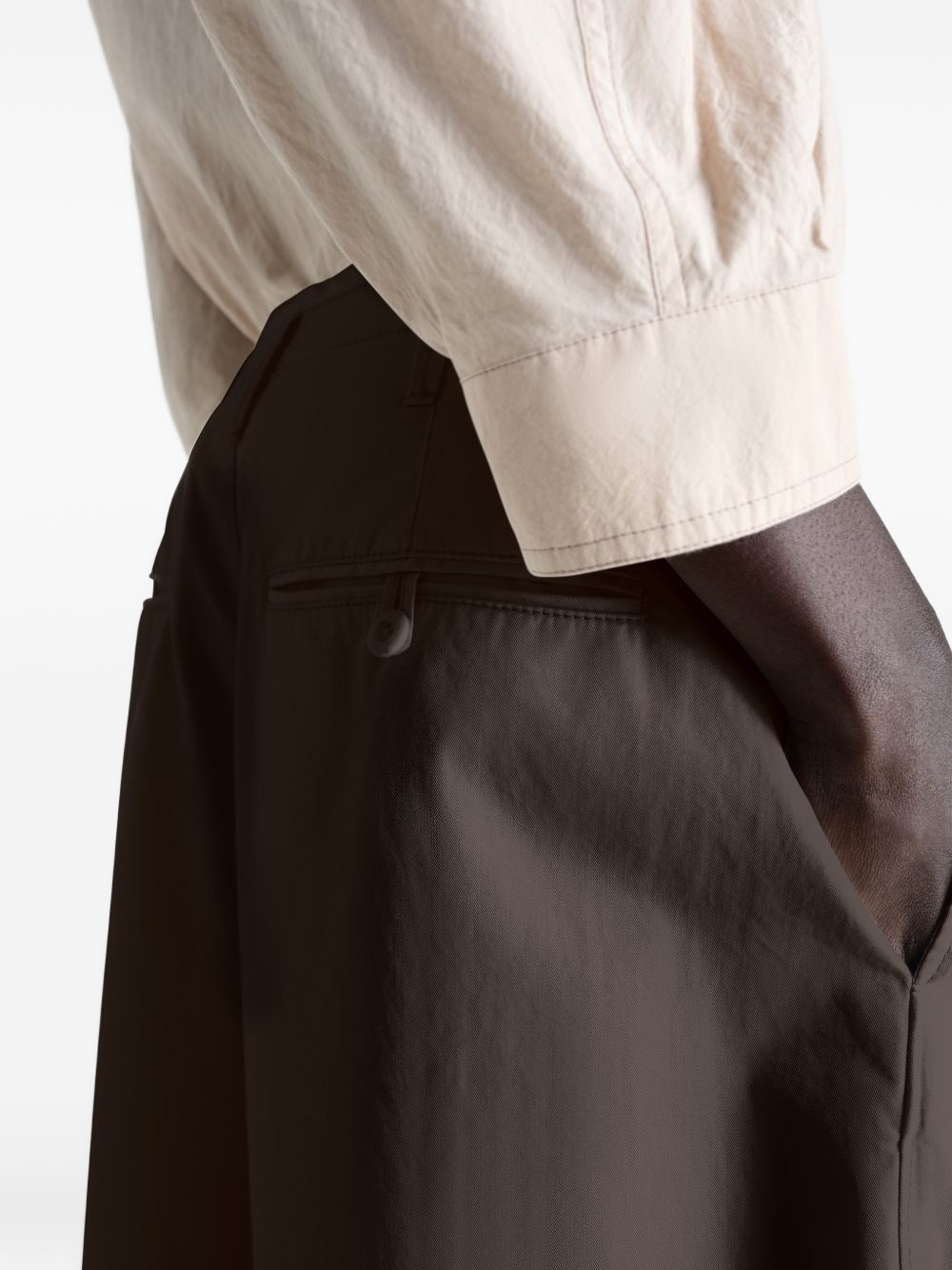 Pantaloni gamba ampia in marrone LEMAIRE  - donna 