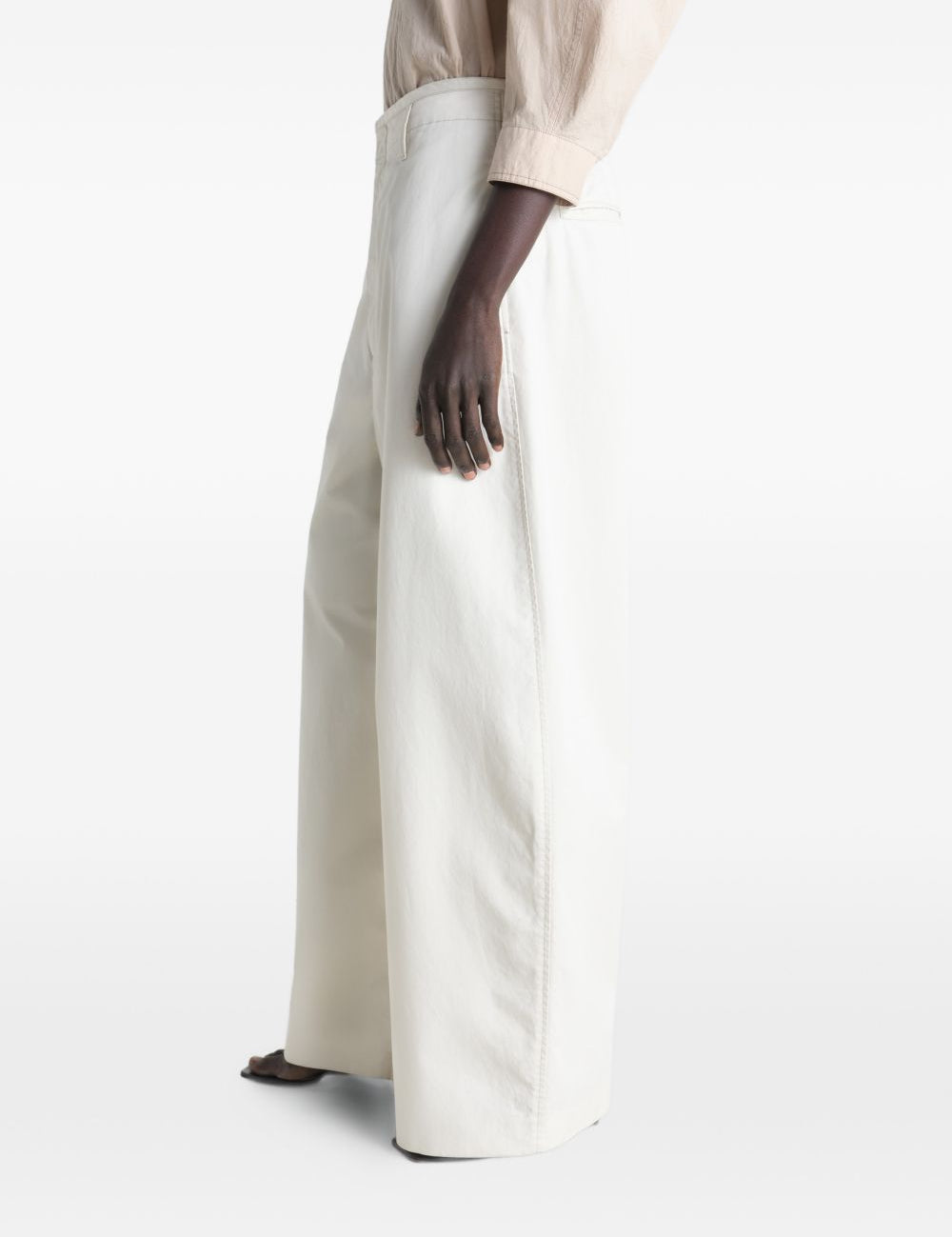Pantaloni gamba ampia in bianco LEMAIRE  - donna 