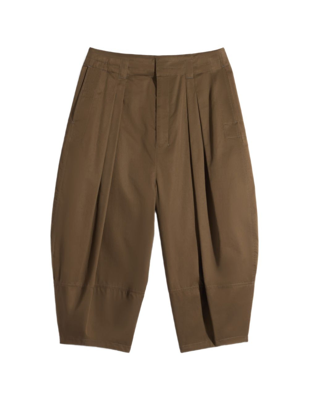 Bermuda gamba ampia in marrone LEMAIRE  - donna 