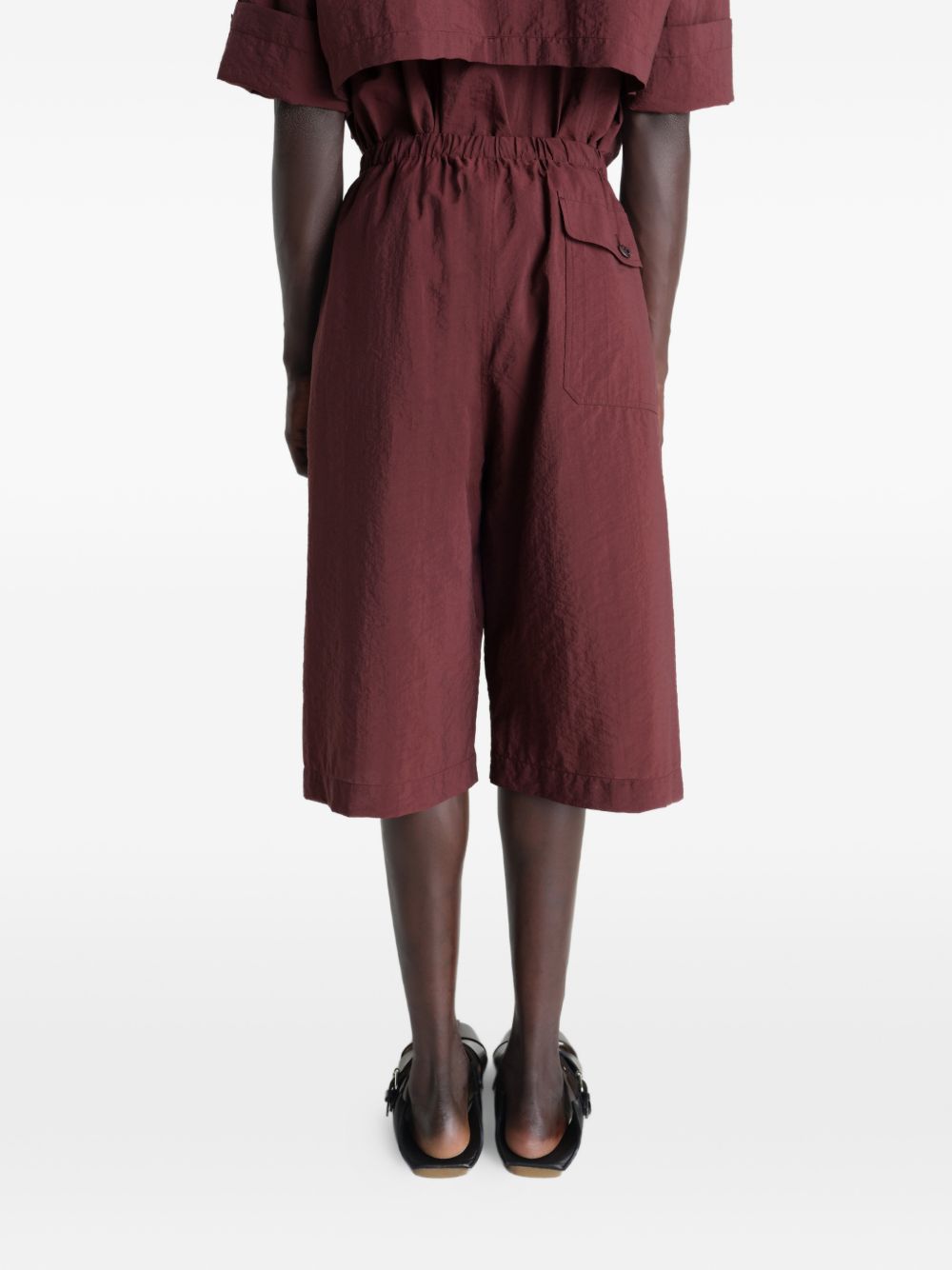 Bermuda con coulisse in borgogna LEMAIRE  - donna 