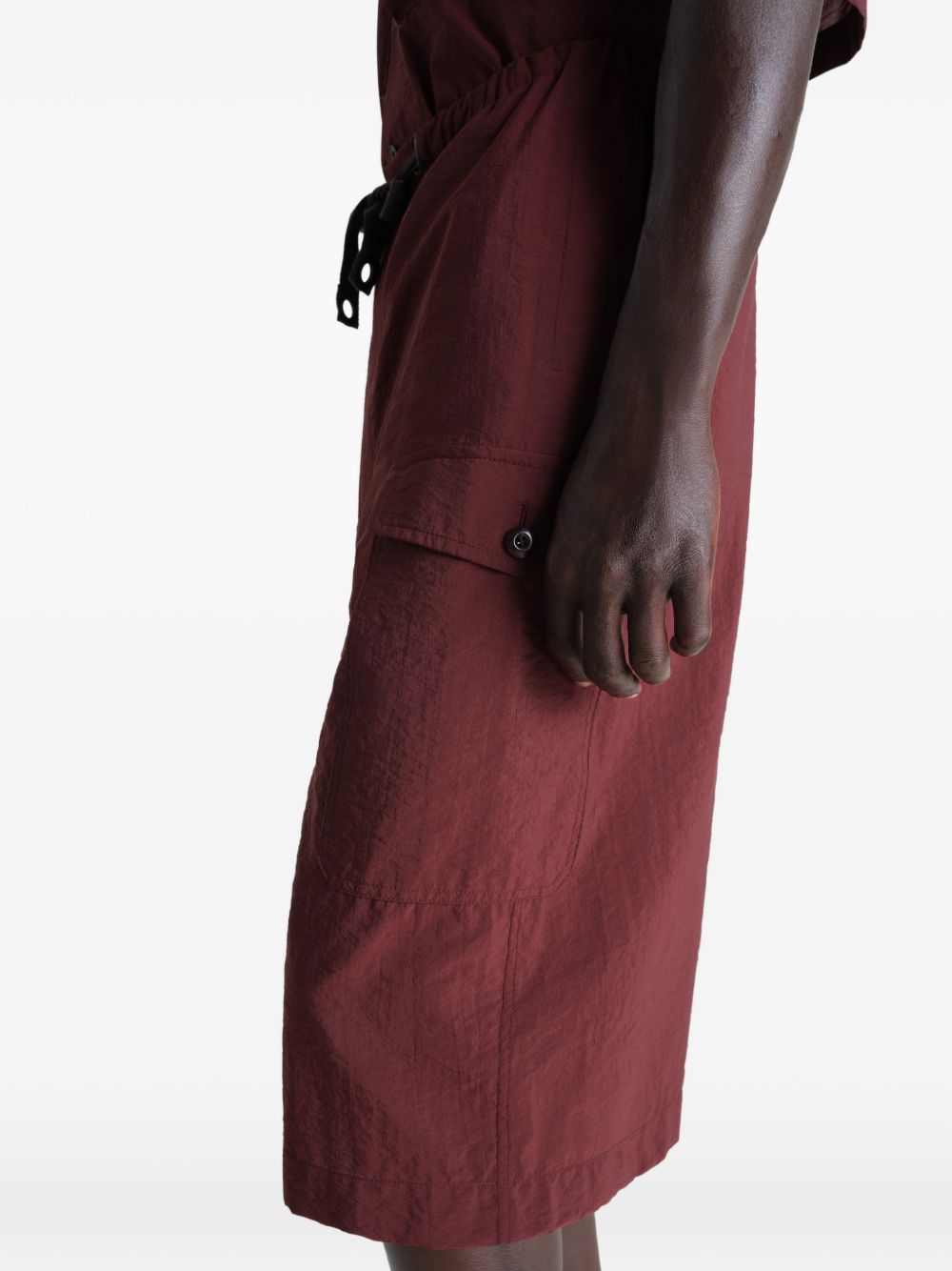 Bermuda con coulisse in borgogna LEMAIRE  - donna 