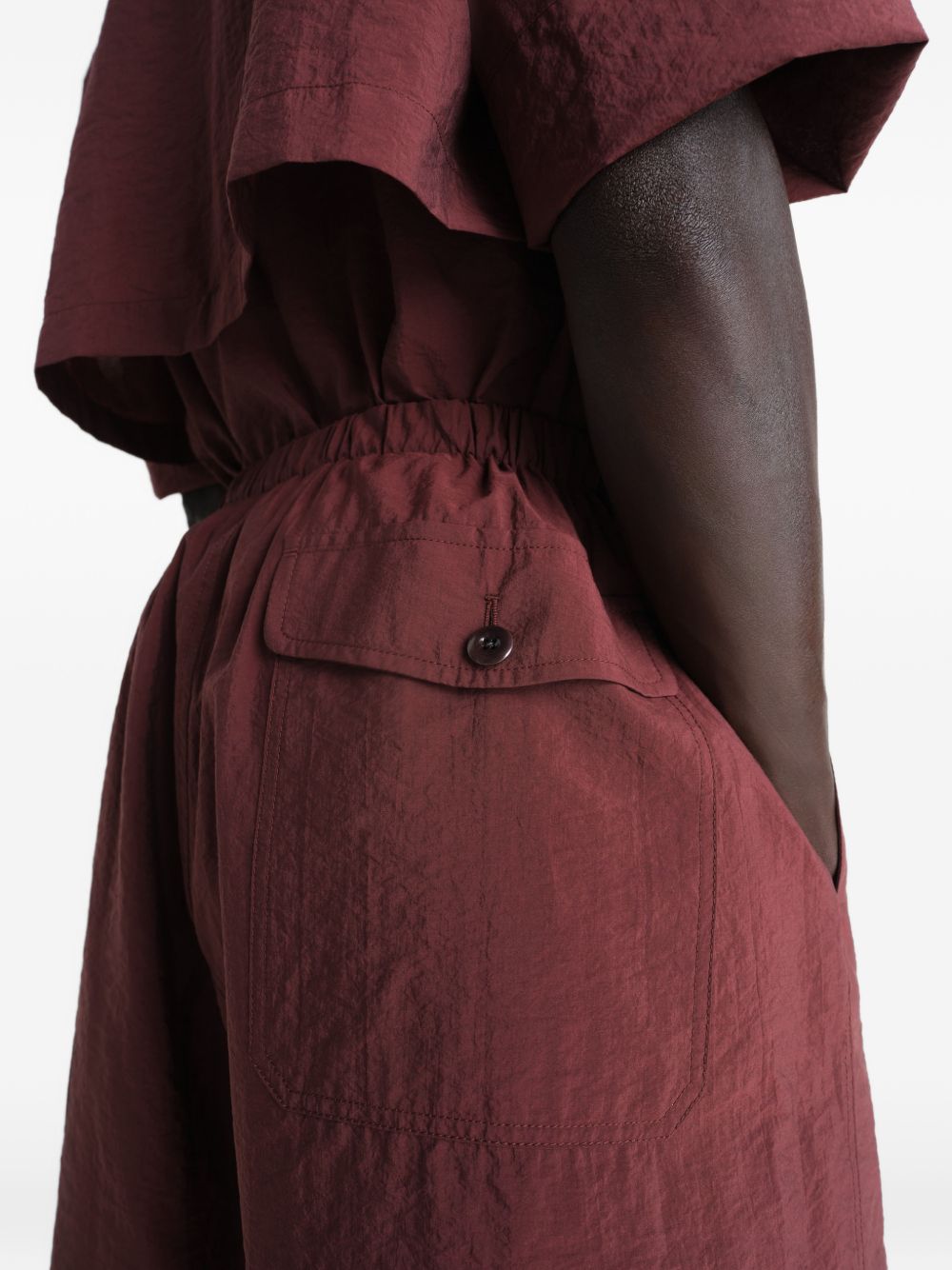 Bermuda con coulisse in borgogna LEMAIRE  - donna 