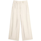 Pantaloni sartoriali dritti in avorio Lemaire - uomo 