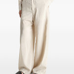 Pantaloni sartoriali dritti in avorio Lemaire - uomo 