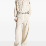 Pantaloni sartoriali dritti in avorio Lemaire - uomo 
