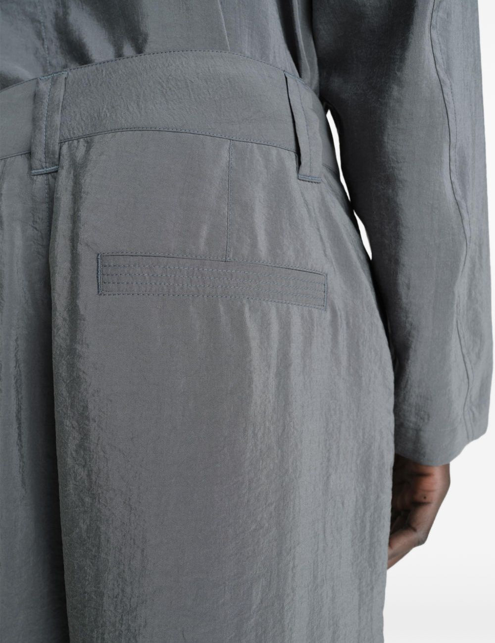 Pantaloni sartoriali dritti in grigio Lemaire - uomo 